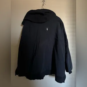 Free People Venture Half Zip Pullover Sweater Size Small‎ Oversized Black thumbnail 11