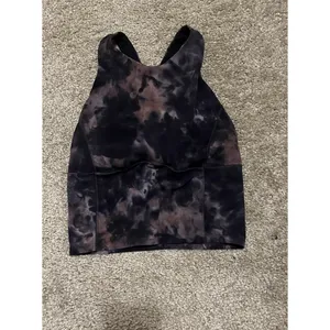 Lululemon Key To Balance Tank Top Size 4 Diamond Dye Graphite Grey Pink Pastel thumbnail 2