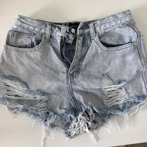 White Fox Boutique Denim Shorts thumbnail 1