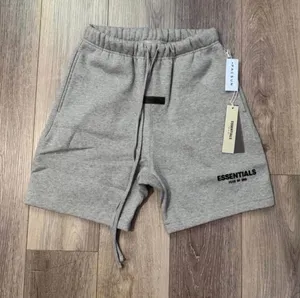 Essentials Small dark oat shorts new Gray thumbnail 1