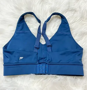 Fabletics navy blue sports bra thumbnail 2
