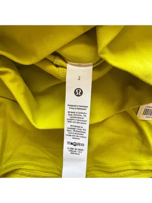 Lululemon Align Skirt High Rise Yellow Serpentine Size 2 NWT thumbnail 5