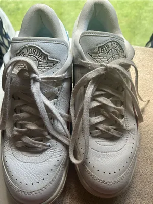 Nike Jordan women’s White Leather Low-Top Sneakers thumbnail 1