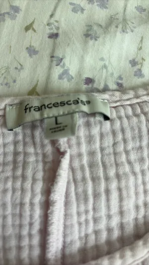 Pink Francesca's Top Ruffle thumbnail 3