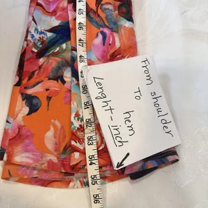 Soft‎ Surroundings Size-S Le Jardin Faux Wrap Maxi Dress Crimson Floral Print thumbnail 7