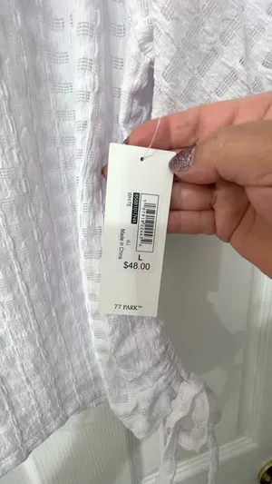 White Textured Tie thumbnail 6