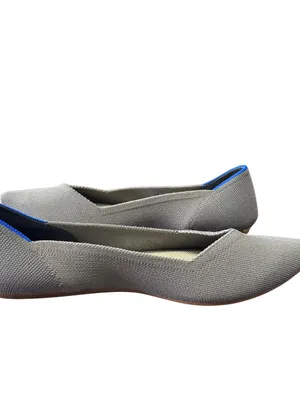 Rothy's The Point‎ Flat Gray Knit Pointed Toe Flats Size 8.5 thumbnail 7