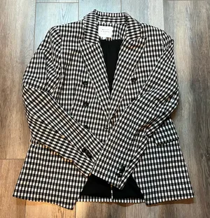 Anthropologie Maison d’Amelie Gingham Blazer thumbnail 1