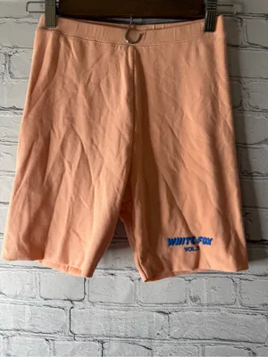 Peach White Fox Volley Bike Shorts small thumbnail 3