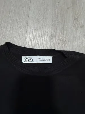 ZARA Black Vest Knit thumbnail 2
