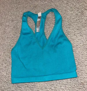Free People Movement Tank Top Teal Green Blue thumbnail 3