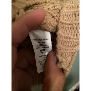 Time And Tru Mock Neck Knit Sweater Size XL thumbnail 7