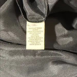 Elegant Black Satin Robe with Lace Trim thumbnail 7