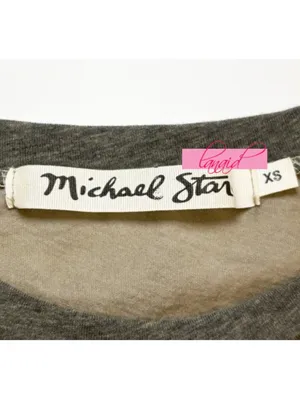 Michael Stars Ringer Tee Dress Camo Print Olive Raglan T-Shirt Mini Shirtdress thumbnail 7
