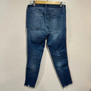 Vervet Ankle Skinny Jeans Red and White Stripes Size 28 thumbnail 5