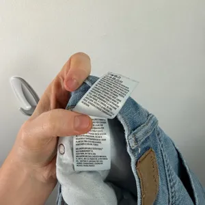American Eagle Highest Rise‎ 90s Flare Jeans Light Wash Distressed Womens 8 thumbnail 10