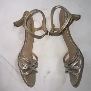 Badgley‎ Mischka American Glamour Glitter Strappy Heels Pageant Dress Shoes 9.5 thumbnail 9