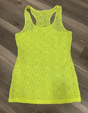 iHeartRaves Neon Lace Tank Top thumbnail 1