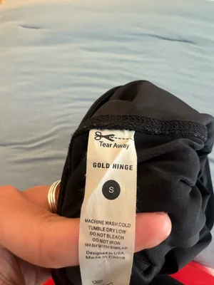 Gold Hinge Black Skort Pleated Tennis Skort thumbnail 3