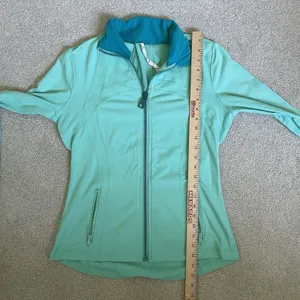 Lululemon Define Jacket Full-Zip Athletic Performance Teal Blue Women's Size 10 thumbnail 13