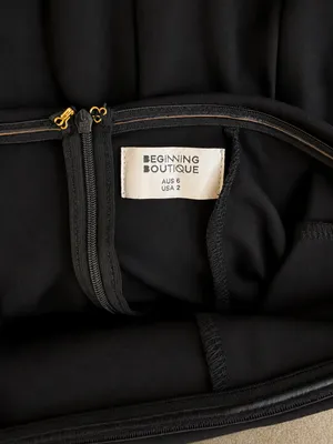 Beginning Boutique Black Mini Dress thumbnail 4