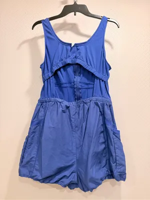 Daily Practice Anthropologie Jumpstart Sleeveless Romper One-Piece Outfit Sz L thumbnail 7