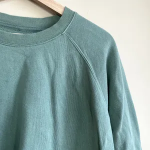Old Navy so comfy classic‎ length green fleece pullover sweater women's size M thumbnail 2