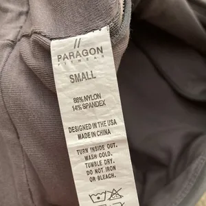 Paragon Fitwear Cristina Capron Sports Bra Low V-Back Sports Bra Grey VEUC thumbnail 6
