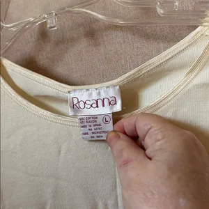 Rosanna Light Yellow Short Sleeve Top large thumbnail 3