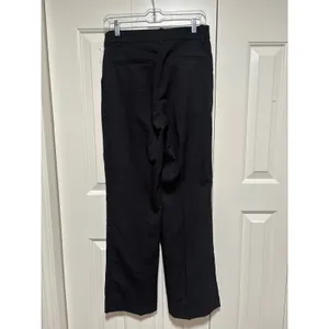 H&M Women's Black Straight Leg Dress Pants Trousers Size 4 thumbnail 7