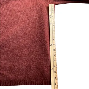 NAKEDCASHMERE Cold Shoulder Rust Brown Cashmere Sweater - Size Small thumbnail 14