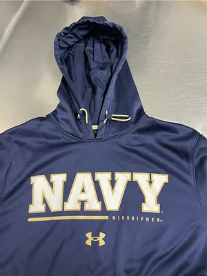 Under Armour Naval Academy Blue Women’s Hoodie - Size Small - VGUC thumbnail 3