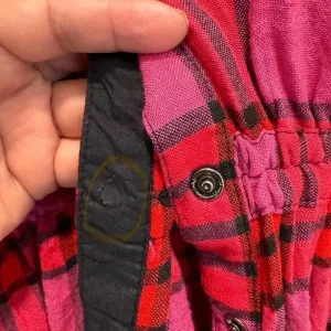Free People pacific dawn red plaid button down shirt s thumbnail 12