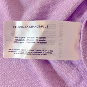 SkinnyGirl Soft Stretchy Purple Puff Sleeve Tee Size 2X New! thumbnail 6