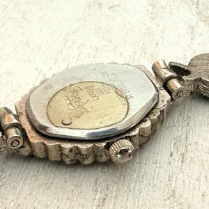 Fabergé Vintage Black Stone Marcasite Style Bracelet Watch thumbnail 5