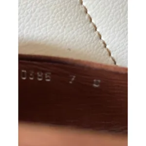 Simard & Voyer Brown Suede Black Cap Toe Low Block Heel Pumps Womens 7 B thumbnail 8