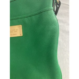 Lauren Ralph Lauren Leather Pebbled Crossbody Green Gold Hardware thumbnail 5