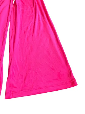 Offline by Aerie Pink Wide Leg Sweat Pants Velvet Stretch Velour Size XS Women's thumbnail 4