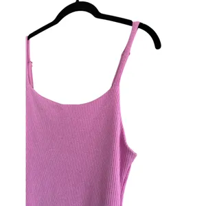 Vici Lilac Ribbed Midi Dress with Side Slit Size Medium thumbnail 2