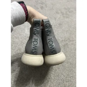 Women'S Toms Grey Alpargata Mallow Chelsea Leather Upper Bootie‎ Size 8 thumbnail 2