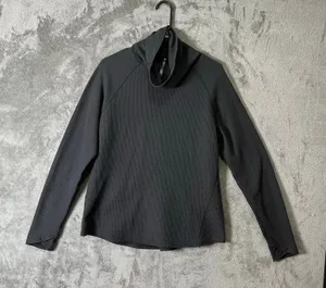 Kuhl Petra Turtleneck Long Sleeve Shirt Charcoal Gray Size‎ Large Waffle Knit thumbnail 1
