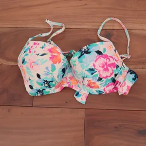 No Boundaries Floral Underwire Bikini Top Multicolor Size L KLP 0848 thumbnail 2