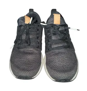 New Balance Knit Athletic Sneakers with Tan Tongue Tags thumbnail 1