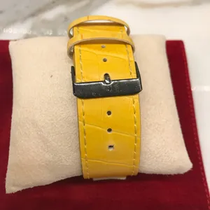 Terner Quartz Watch Yellow Leather Band thumbnail 3