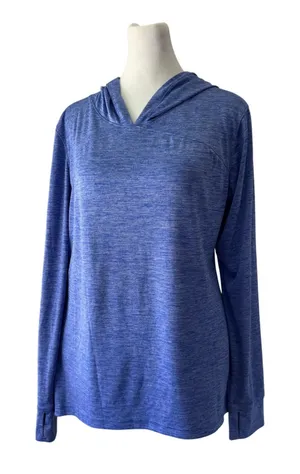Old Navy Blue Hooded Lightweight Pullover Sweatshirt thumbnail 1