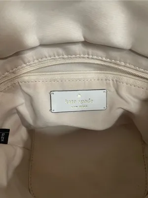 Kate Spade Multicolor Woven Leather Stripe Bucket Bag Crossbody Drawstring Close thumbnail 8