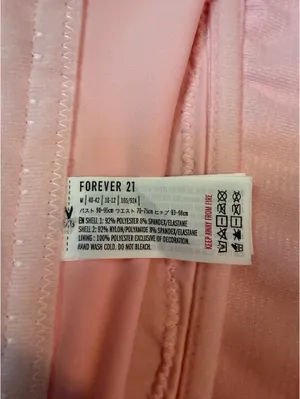 Forever 21 Pink Lace Corset Tank Top thumbnail 3