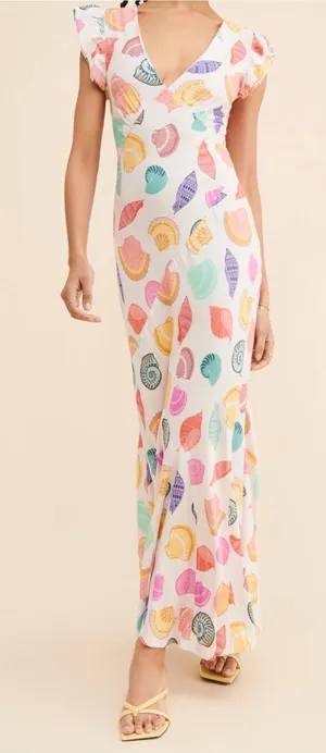 Beach Riot Elodie Maxi Dress Coastal Jewel L thumbnail 1