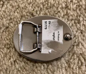 Rodeo Champion Silver Antique Vintage Belt Buckle thumbnail 3