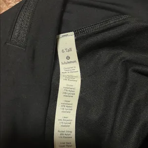 Lululemon Black & Gray Speed Up Shorts thumbnail 2